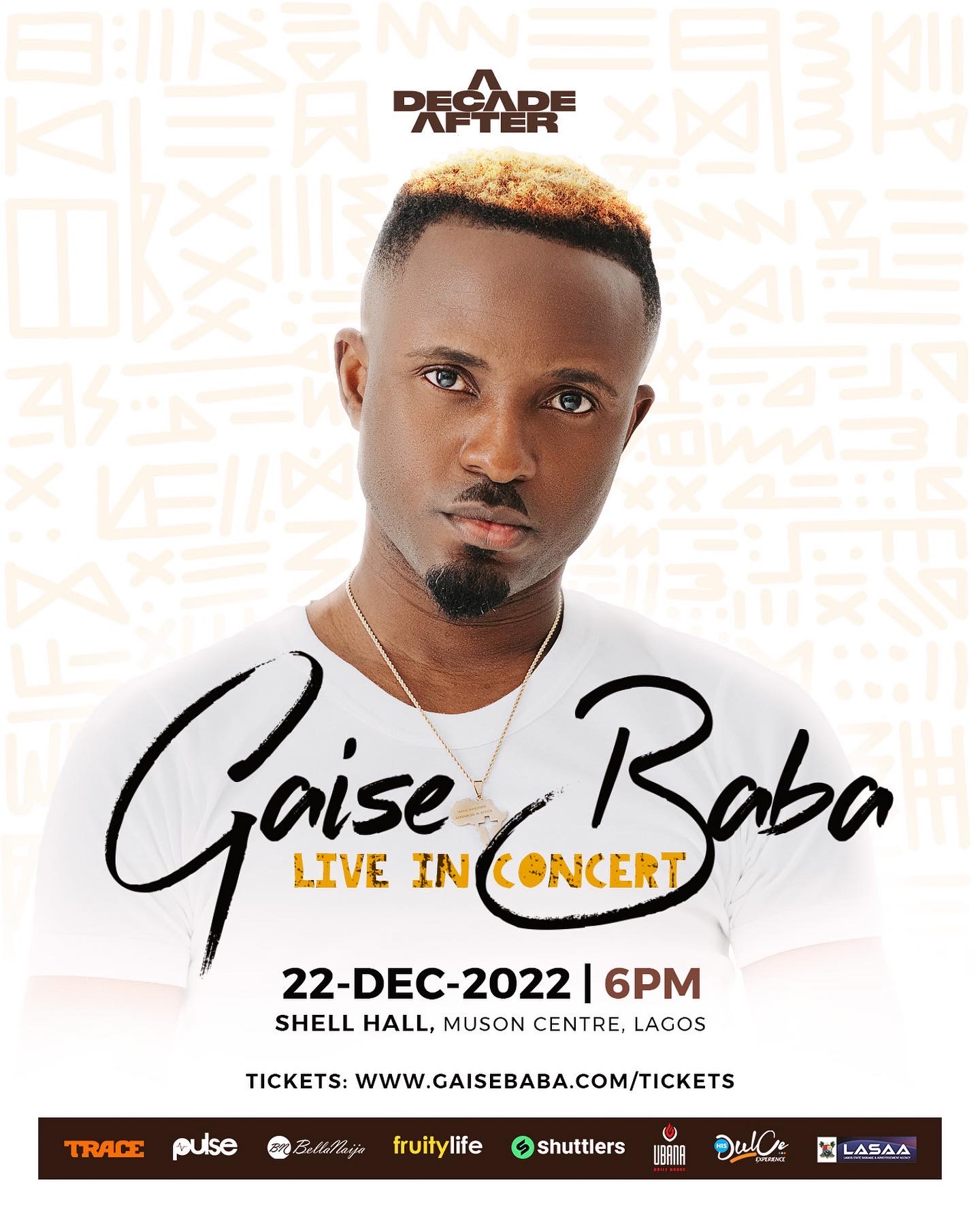 Get Your Tickets for Gaise Baba Live in Concert | December 22nd