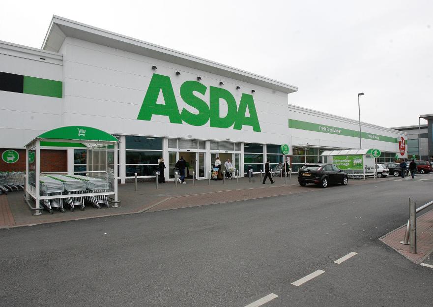 ASDA supermarket exterior.