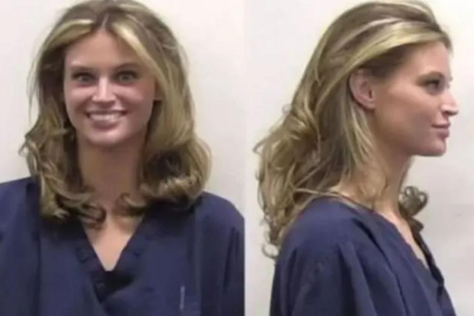 Glamorous student Lily Stewart, 20, who went viral over ‘hot mugshot’ is arrested AGAIN with new smiling snap