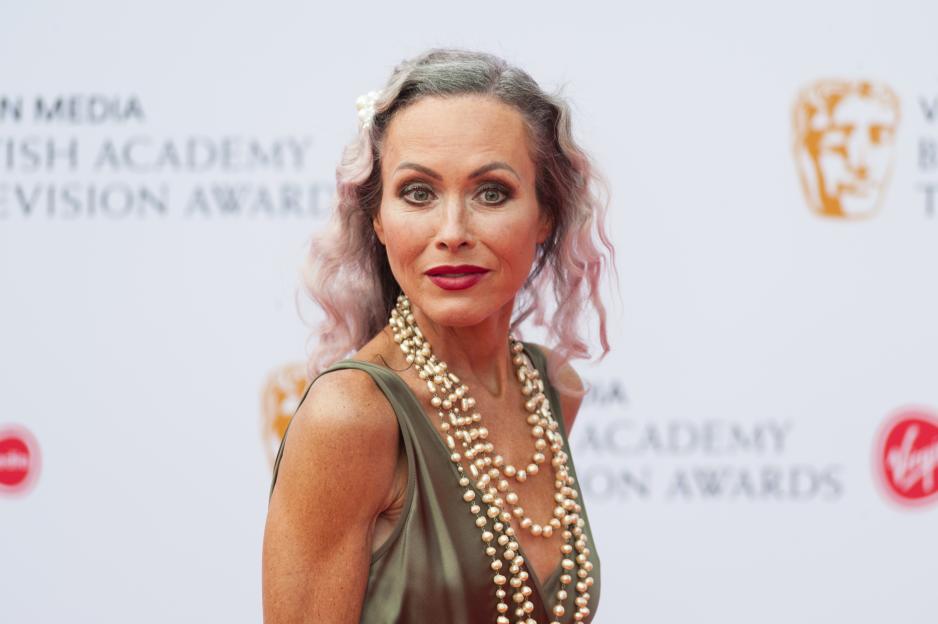 Amanda Mealing at the Virgin Media British Academy Television Awards.