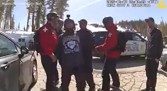 Haley Joel Osment being arrested for public intoxication.